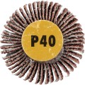 Ściernica trzpieniowa 40x15mm AlOx P40 6mm listkowa York Abrasives YRK2202000K