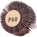 Ściernica trzpieniowa 40x20mm AlOx P60 6mm listkowa York Abrasives YRK2202210K