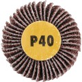 Ściernica trzpieniowa 40x30mm AlOx P40 6mm listkowa York Abrasives YRK2202600K