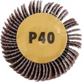 Ściernica trzpieniowa 50x25mm AlOx P40 6mm listkowa York Abrasives YRK2203800K