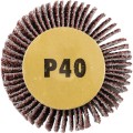Ściernica trzpieniowa 50x40mm AlOx P40 6mm listkowa York Abrasives YRK2203950K