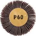 Ściernica trzpieniowa 60x30mm AlOx P60 6mm listkowa York Abrasives YRK2204510K