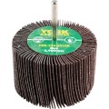 Ściernica trzpieniowa 80x50mm AlOx P60 6mm listkowa York Abrasives YRK2206510K