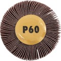 Ściernica trzpieniowa 80x50mm AlOx P60 6mm listkowa York Abrasives YRK2206510K