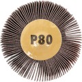 Ściernica trzpieniowa 80x50mm AlOx P80 6mm listkowa York Abrasives YRK2206520K