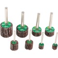 Zestaw ściernic trzpieniowych listkowych lamelek mini 8szt. York Abrasives YRK2207000K