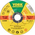 Tarcza do szlifowania 125x6x22.23 A30RBF DPC T27 York Abrasives YRK2300350K