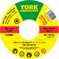 Tarcza do szlifowania 230x6x22.23 X24RBF DPC T27 York Abrasives YRK2300470K