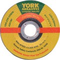 Tarcza tnąca 4.1/2x1/8x7/8" A30TBF York Abrasives YRK2301080K