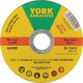 Tarcza do cięcia 115x1x22.23mm A60TBF INOX do stali nierdzewnej T41 York Abrasives YRK2304770K