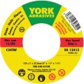 Tarcza do cięcia 125x3x22.23 C24TBF T41 York Abrasives YRK2305210K