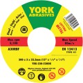 Tarcza do cięcia 300x3x22.23 A30RBF T41 York Abrasives YRK2305380K