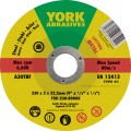 Tarcza tnąca płaska 9x1/8x7/8" A30TBF York Abrasives YRK2308080K
