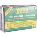 Zestaw włókninowych poduszek ściernych 6szt. 100szt. York Abrasives YRK2453000K